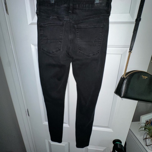 American Eagle Black Jeggings - Picture 2 of 2